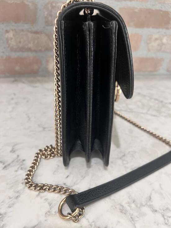 Black Gucci Interlocking G shoulder bag - Picture 10 of 12